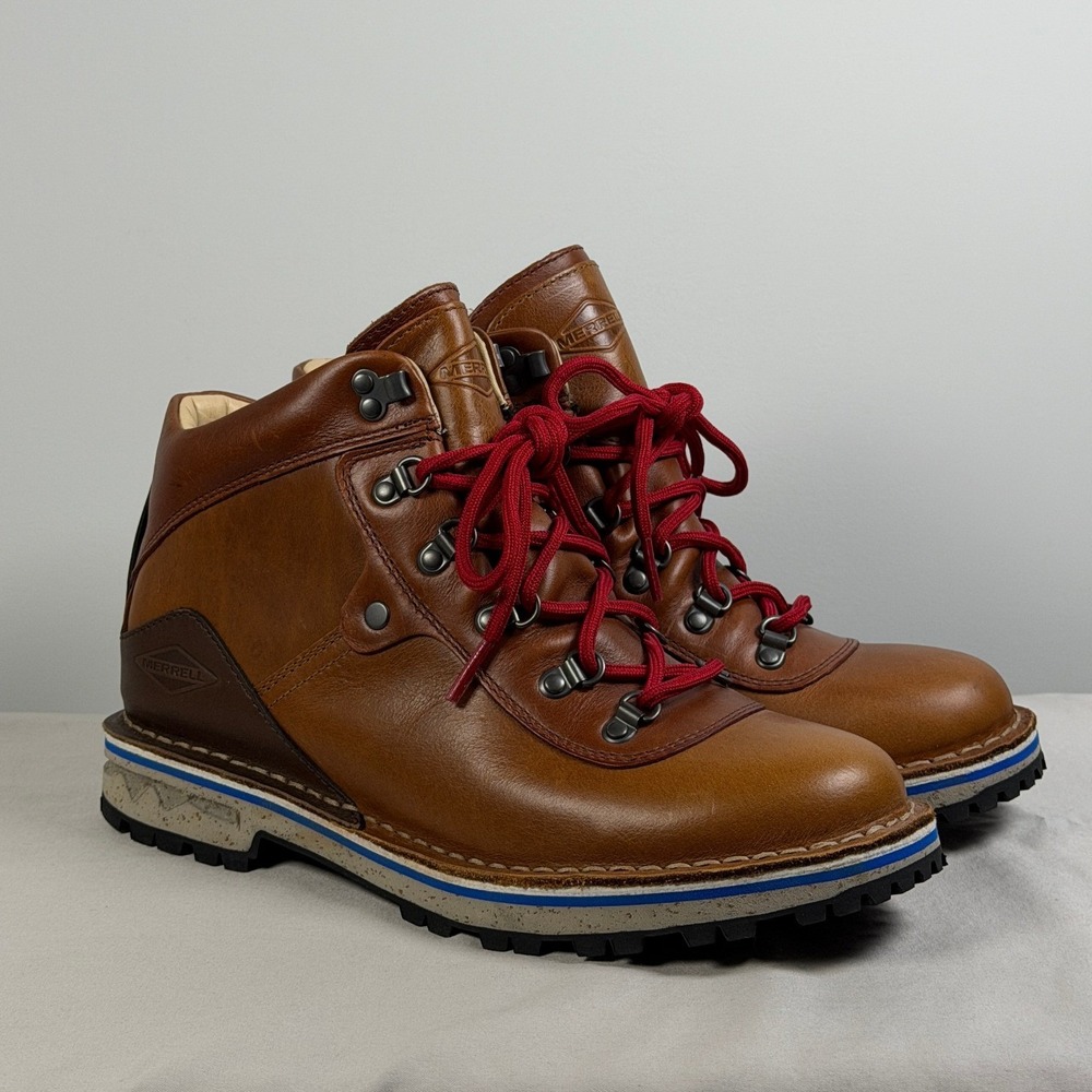 Merrell Waitsfield Waterproof Leather Hiking Boots Brown J01844 Womens 7.5